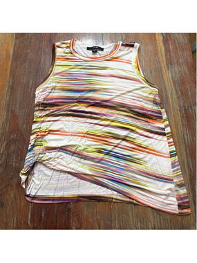 Red 23 Striped Tank Top Women's Large